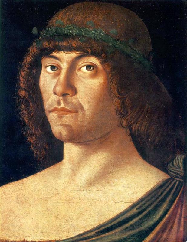 BELLINI, Giovanni Portrait of a Humanist tyu Spain oil painting art